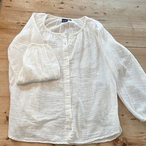Gap white blouse
